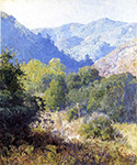 Guy Rose View in the San Gabriel Mountains oil painting reproduction