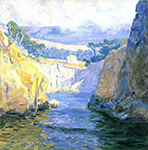 Guy Rose Vista from Point Lobos, 1919 oil painting reproduction
