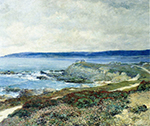 Guy Rose A Grey Day Carmel oil painting reproduction