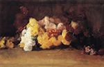 Guy Rose Chrysanthemums, 1887 oil painting reproduction