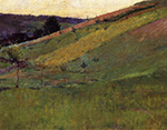 Guy Rose Giverny Hillside, 1890-91 oil painting reproduction