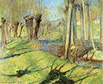 Guy Rose Giverny Willows, 1890-91 oil painting reproduction