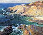 Guy Rose Incoming Tide, 1917 oil painting reproduction