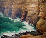 Guy Rose La Jolla Caves oil painting reproduction