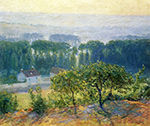 Guy Rose Late Afternoon Giverny, 1910 oil painting reproduction