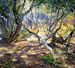 Guy Rose Oak Grove, Carmel, 1919 oil painting reproduction