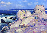 Guy Rose Rocks-Point Reamer oil painting reproduction