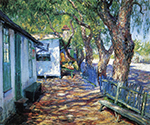 Guy Rose San Gabriel Road oil painting reproduction