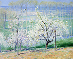 Guy Rose Springtime in Normandy oil painting reproduction