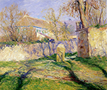 Guy Rose The Blue House, 1910 oil painting reproduction