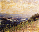 Guy Rose The Distant Town, 1900-10 oil painting reproduction