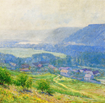 Guy Rose The Saine Valley, Giverny oil painting reproduction