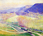 Guy Rose The Valley of the Seine, 1910 oil painting reproduction
