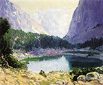 Guy Rose Twin Lakes, High Sierra oil painting reproduction