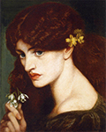 Dante Gabriel Rossetti Blanzifiore, 1873 oil painting reproduction