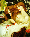 Dante Gabriel Rossetti Lady Lilith, 1868 oil painting reproduction