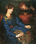 Dante Gabriel Rossetti Mariana, 1870 oil painting reproduction