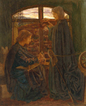 Dante Gabriel Rossetti Mary in the House of John, 1859 oil painting reproduction