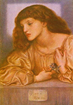 Dante Gabriel Rossetti May Morris, 1872 oil painting reproduction