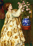 Dante Gabriel Rossetti Monna Rosa, 1867 oil painting reproduction