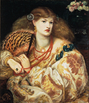 Dante Gabriel Rossetti Monna Vanna, 1866 oil painting reproduction