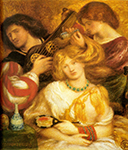 Dante Gabriel Rossetti Morning Music, 1864 oil painting reproduction