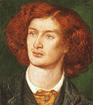 Dante Gabriel Rossetti Portrait of Algernon Swinburne (1837-1909) oil painting reproduction