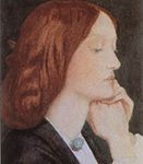 Dante Gabriel Rossetti Portrait of Elizabeth Siddal, 1854 oil painting reproduction