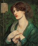 Dante Gabriel Rossetti Portrait of Jane Morris as Beatrice, 1869 oil painting reproduction
