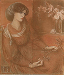 Dante Gabriel Rossetti Portrait of Jane Morris, nee Burden, 1868 oil painting reproduction