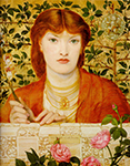 Dante Gabriel Rossetti Regina Cordium - Alexa Wilding, 1866 oil painting reproduction