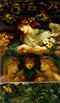 Dante Gabriel Rossetti The Blessed Damozel, 1875-1878 oil painting reproduction