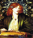 Dante Gabriel Rossetti The Bleu Bower (Fanny Conforth), 1865 oil painting reproduction