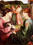 Dante Gabriel Rossetti The Bower Meadow, 1872 oil painting reproduction