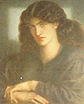 Dante Gabriel Rossetti The Lady of Pity, 1870 oil painting reproduction