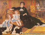 Pierre-Auguste Renoir Madame Charpentier and her Children oil painting reproduction