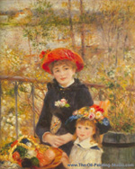 Pierre-Auguste Renoir On the Terrace oil painting reproduction