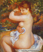Pierre-Auguste Renoir After the Bath oil painting reproduction