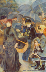 Pierre-Auguste Renoir Umbrellas oil painting reproduction