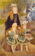 Pierre-Auguste Renoir Mother and Children oil painting reproduction