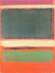 Mark Rothko Magenta, Black, Green on Orange oil painting reproduction