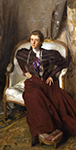 John Singer Sargent Mrs. Charles Thurs  oil painting reproduction