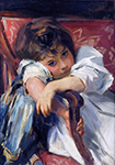 John Singer Sargent Portrait of a child, oil painting reproduction