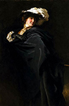 John Singer Sargent Portrait of Ena Wertheimer A Vele Gonfie oil painting reproduction