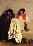 John Singer Sargent The Sulphur Match1882 oil painting reproduction