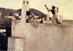John Singer Sargent Street in Venice (1882)  oil painting reproduction