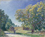 Alfred Sisley A Forest Clearing, 1885 oil painting reproduction