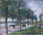 Alfred Sisley Alley of Chestnut Trees, 1876 oil painting reproduction