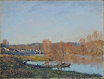 Alfred Sisley Autumn - Banks of the Seine near Bougival, 1873 oil painting reproduction