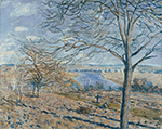 Alfred Sisley Banks of the Loing - Autumn Effect, 1881 oil painting reproduction